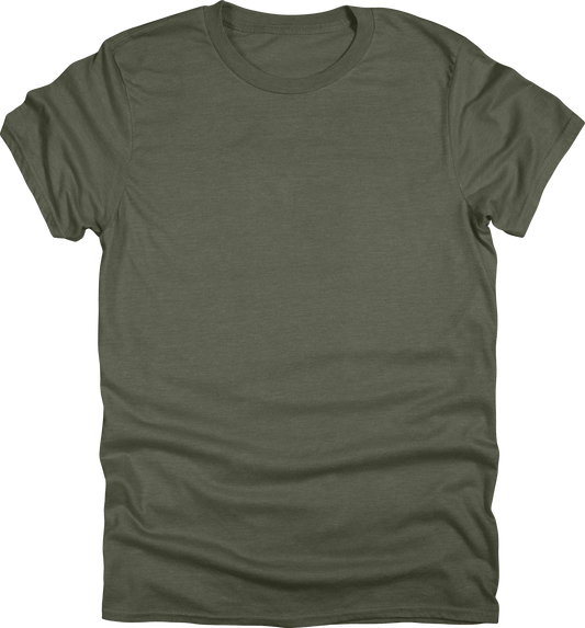 Heather Military Green color - mockup
