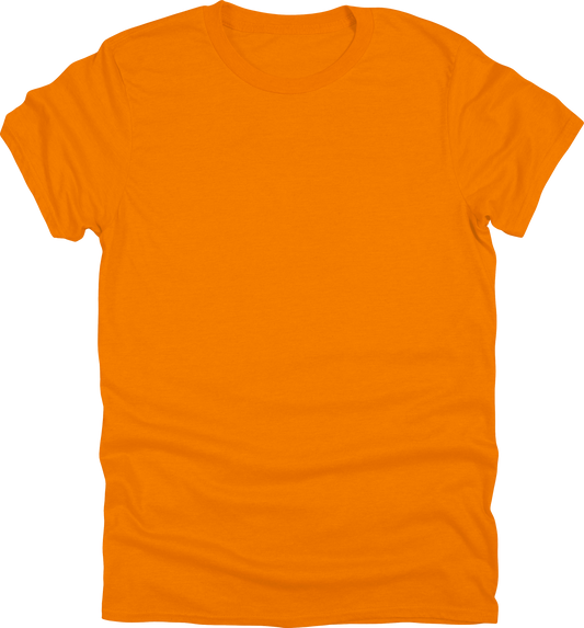 Safety Orange color - mockup